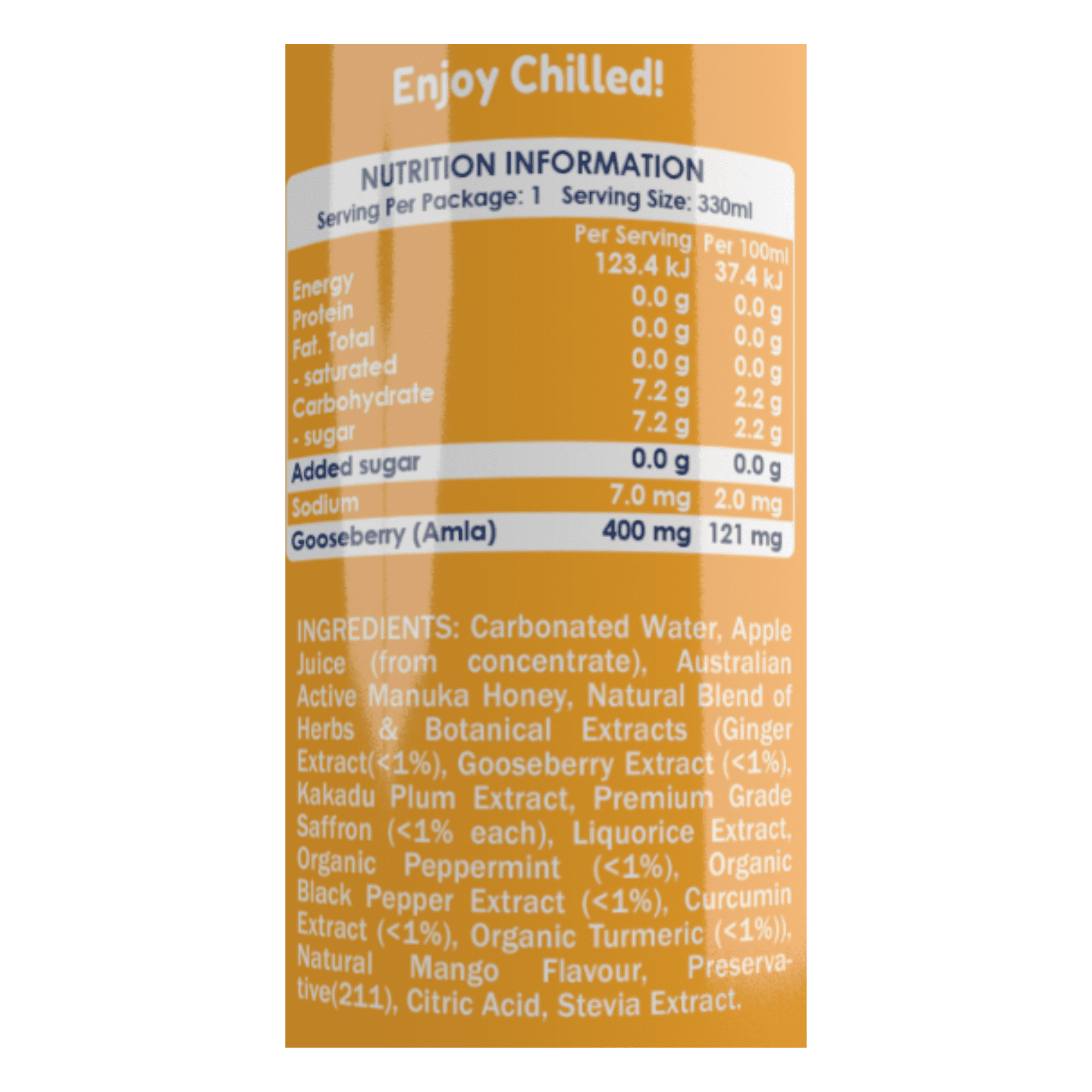 Mango Soda DigestEz for gut and digestion <br>16 X 330mL - Image 6